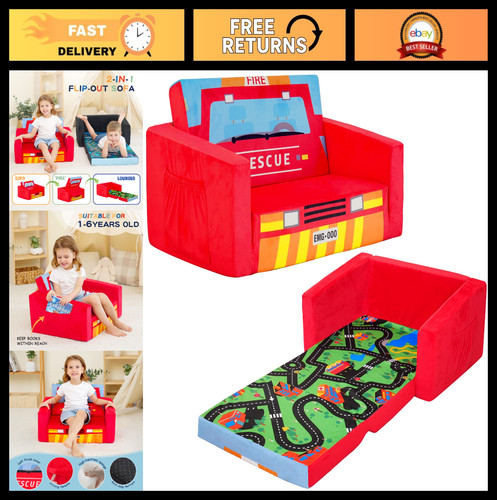 Kids sofa bed upholstered - sofa,